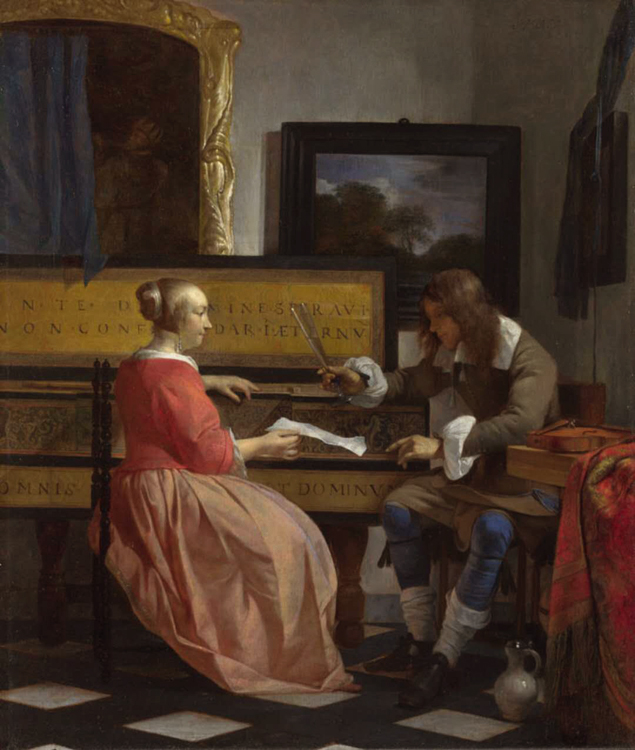 Gabriel Metsu The Music Lesson (nn03)